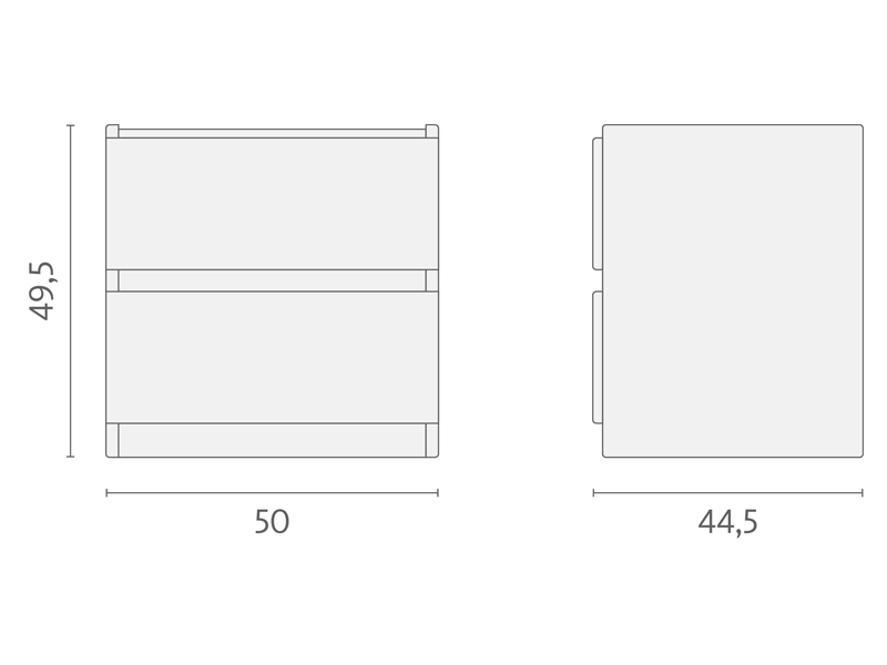 Тумба Oscar (Оскар) со стеклом