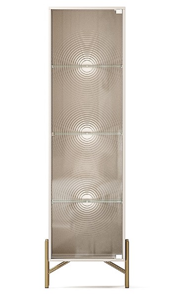 Шкаф со стеклом Vinyl (Винил) 055*184*040