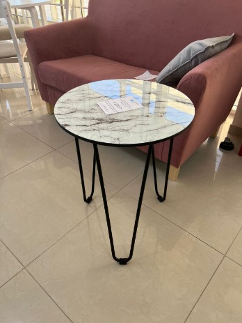 Стол со стеклянной поверхностью ДП 1-03-09 (журнальный)