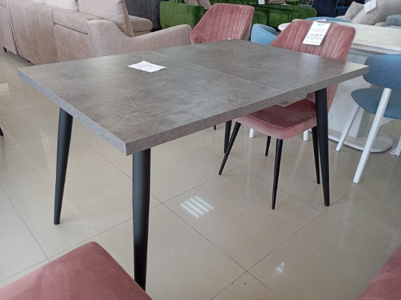 "СТЭНЛИ" стол обеденный раздвижной 1200(1600)х800, опоры конус