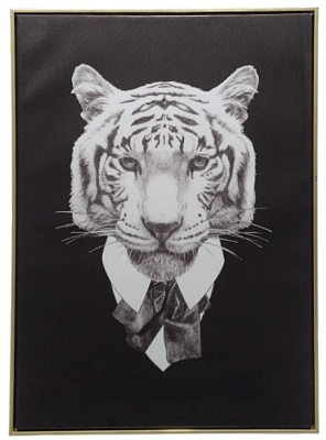 Панно интерьерное на Холсте Mister Tiger/ Мистер Тайгер 70х50 см 8257-64