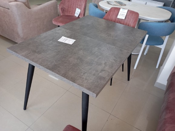 "СТЭНЛИ" стол обеденный раздвижной 1200(1600)х800, опоры конус