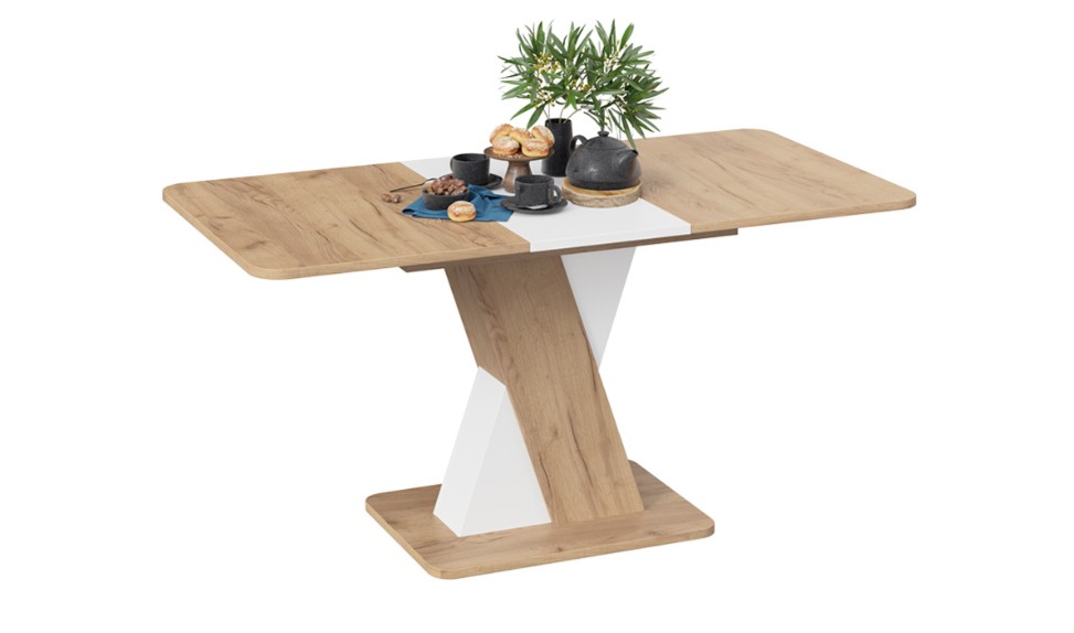 Люксембург Стол обеденный раздвижной Тип 3