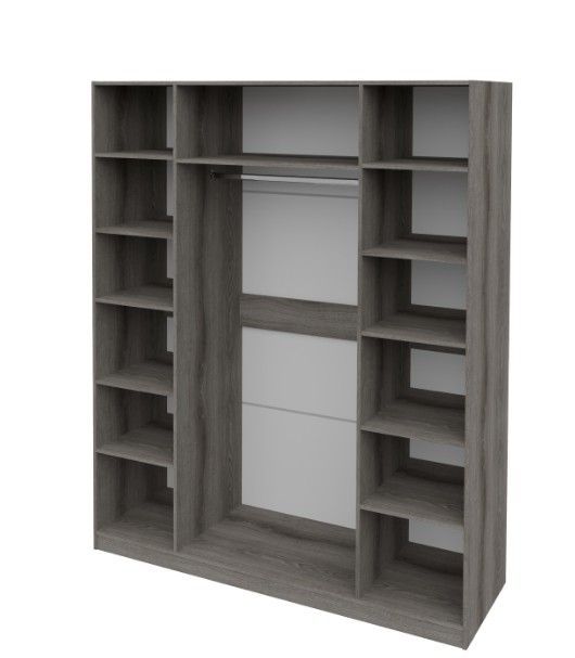 Манхеттен шкаф с 4 дверями с зеркалом