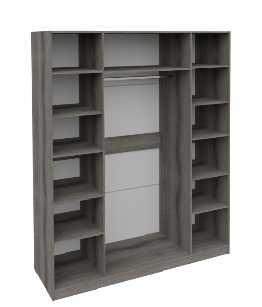 Манхеттен шкаф с 4 дверями с зеркалом