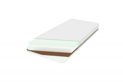 Матрас ЛЮКС кокос для кроваток серий Light и Light PLUS 160х70 беспружинный