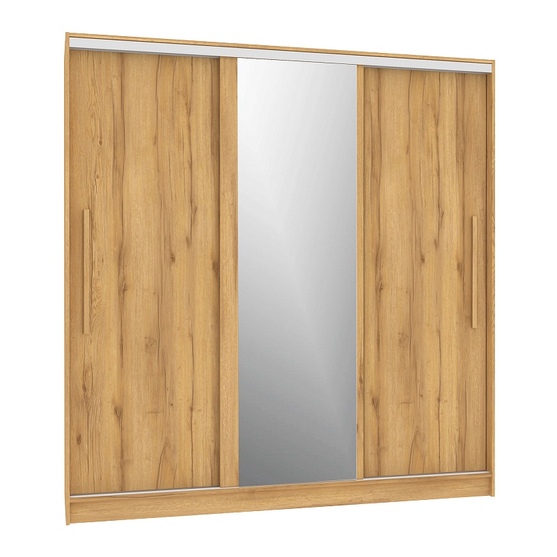 Strike 2000 Шкаф-купе зеркало/лдсп