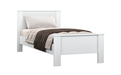 Диана белая Мод.Д3б Кровать с стационарным основанием (спальное место 1200х2000)