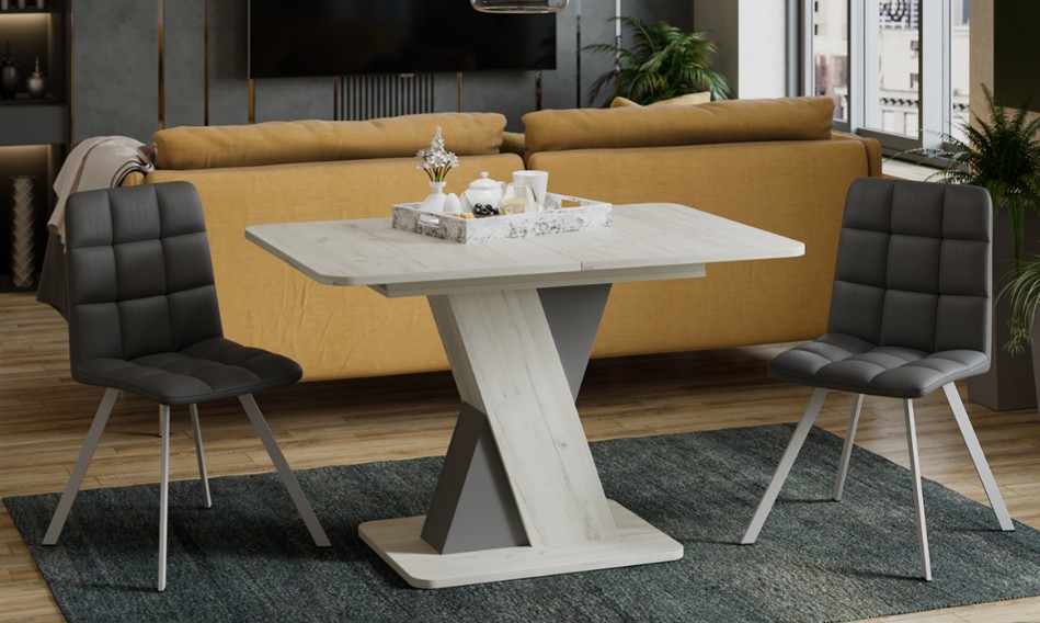 Люксембург Стол обеденный раздвижной Тип 3