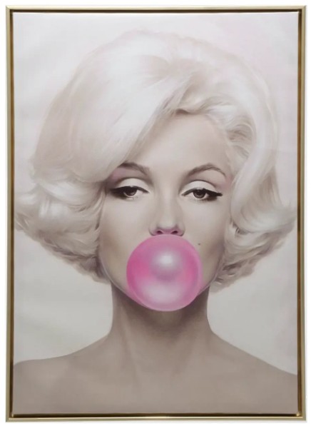 Панно интерьерное на Холсте Мэрилин Монро 70х50 см 8257-102