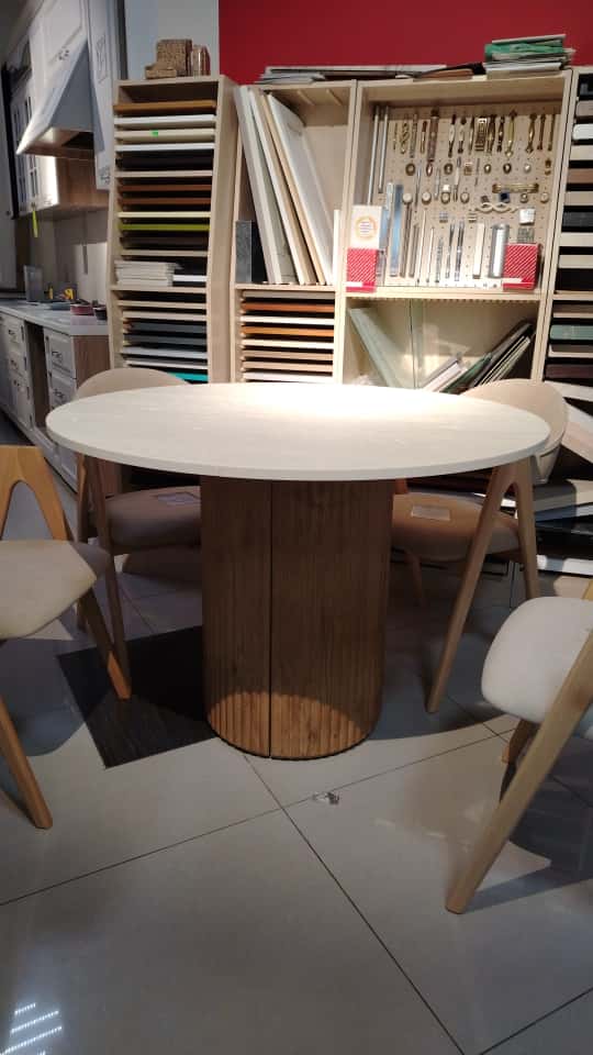 Стол "Вельвет-Телескопик М" 110*110 +50