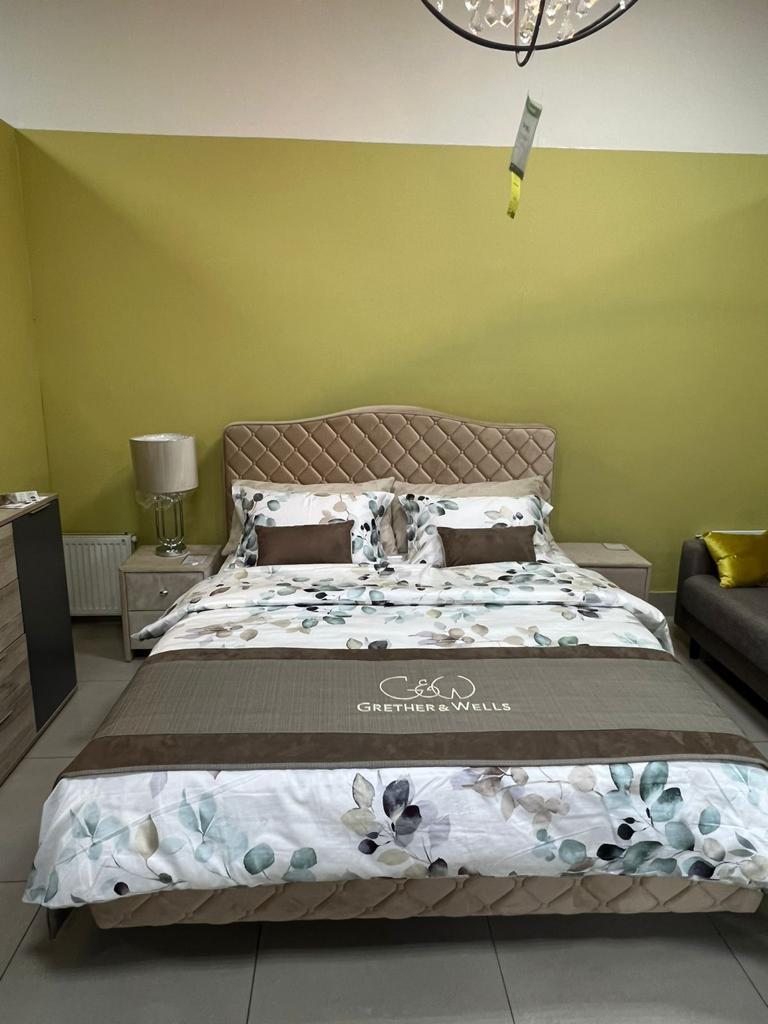 Кровать &quot;Престиж&quot; с под./мех.(1800)(кат.5) (194*219*122)(сп.м.180*200)