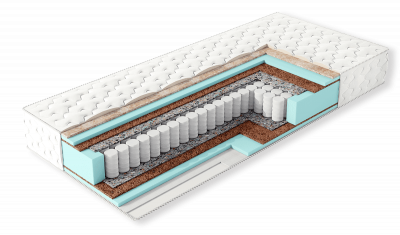Матрас "Эко 15 "Зима-Лето" (80*200, хлоп. жак.)