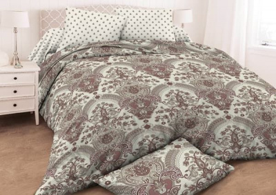 КПБ (Евро, поплин( Палаццо)- наволочка70*70)