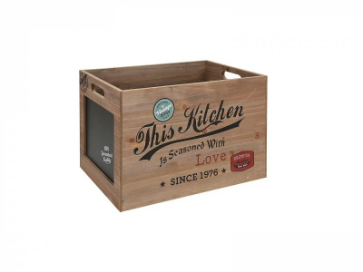 Ящик декоративный VINTAGE DESIGN, дерево  34х24см