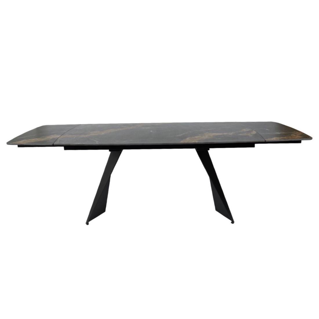 Стол обеденный ECLIPSE,165(+37+37)x90