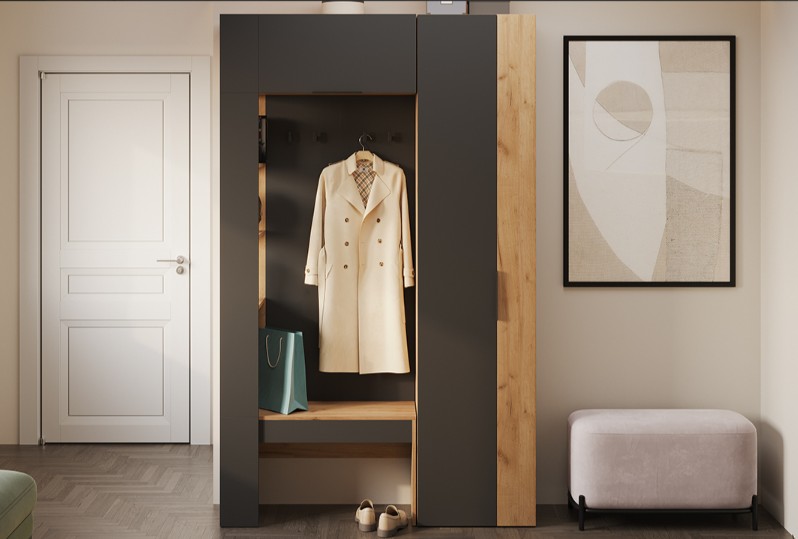 Асти Шкаф комбинированный