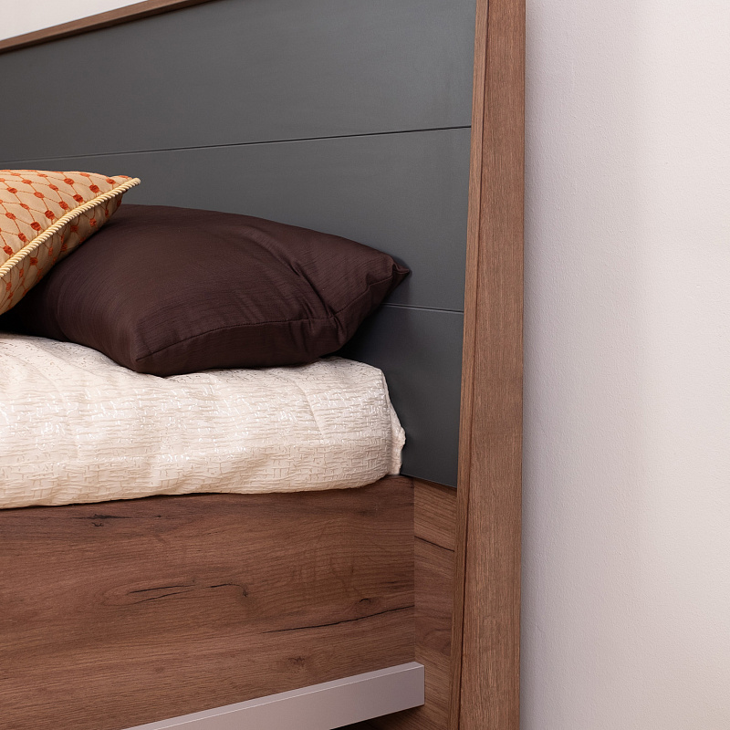 Кара 10 (спальня) Кровать со стационарным основанием (1400) металл