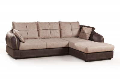 НЕАПОЛЬ, диван-кровать с шезлонгом, механизм «дельфин», ПРАВЫЙ