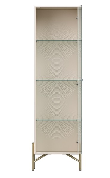 Шкаф со стеклом Vinyl (Винил) 055*184*040