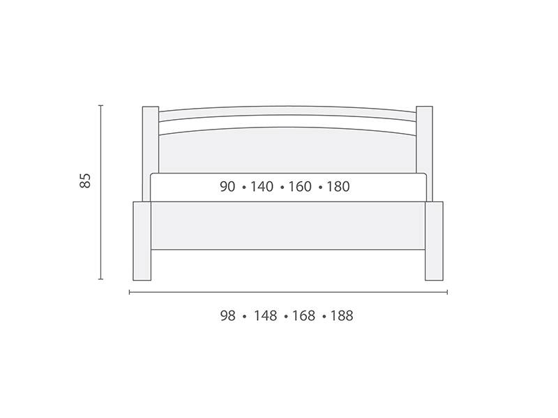Кровать 200*160 Vesta (Веста)