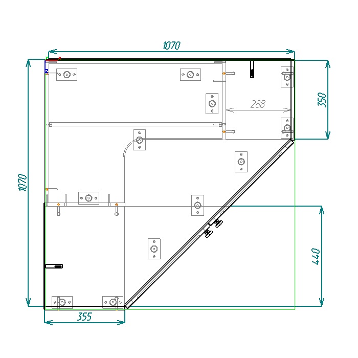 Шкаф угловой &quot;Софт&quot; ШКУ-01