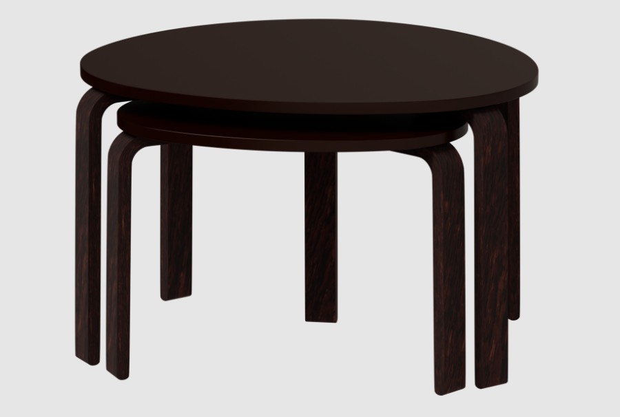 Комплект из 2-х журнальных столов DOUBLE. Столешницы из МДФ.