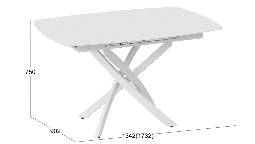 Манхеттен Стол обеденный раздвижной Т1