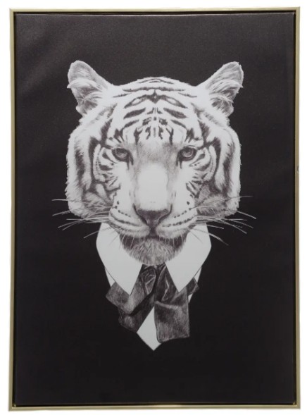 Панно интерьерное на Холсте Mister Tiger 70х50 см 8257-64
