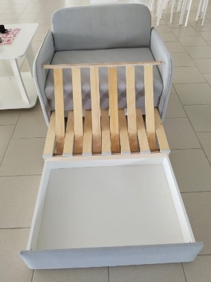 Кресло-кровать Unix фасад в ткани