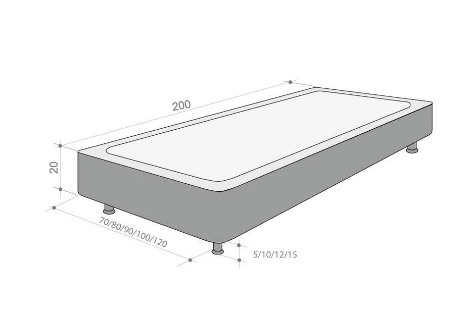 Основание Askona 200*080 h-20