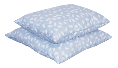 Подушка  стеганая  Лебяжий пух (70*70, м/фибра, без упаковки)