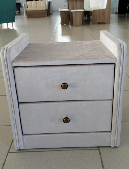 Тумба мягкая прикроватная 2 ящ. (ш/в/г - 470*400*460)