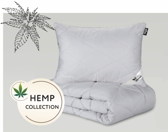 Одеяло Премиум Конопля (175*205, Перкаль)