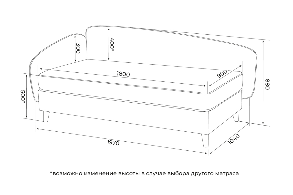 Диван LX 570 правый Без подушек