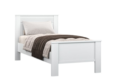 Диана белая Мод.Д3а Кровать с стационарным основанием (спальное место 900х2000)