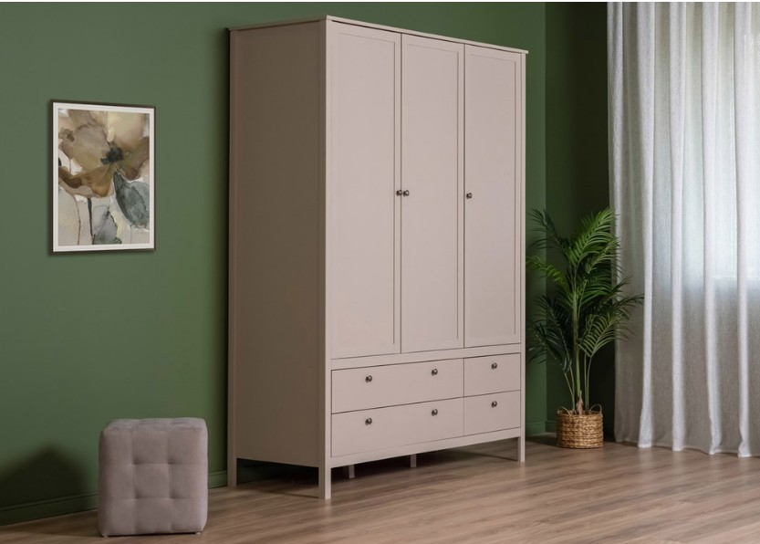 Шкаф трехдверный с ящиками Kasli (Касли) 158*215*061