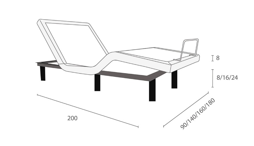 Основание Ergomotion 200*090 модель 3160 Plus