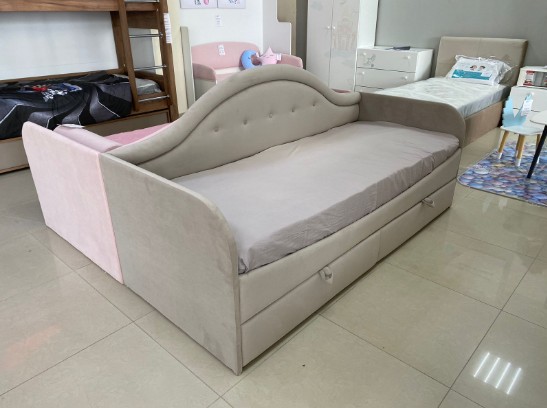 Адель Кровать с мягкой спинкой (800) тип 1