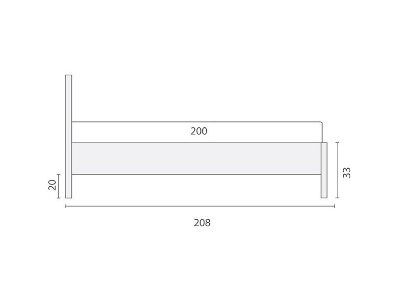 Кровать 200*160 Vesta (Веста)