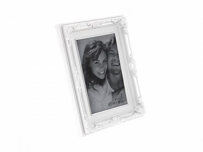 Фоторамка Барокко 10х15 см, полистирол, (Белый)