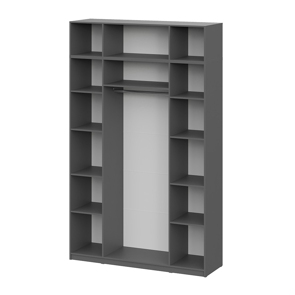 Шкаф с антресолью (9 полок + штанга) ШК 5 (1600)