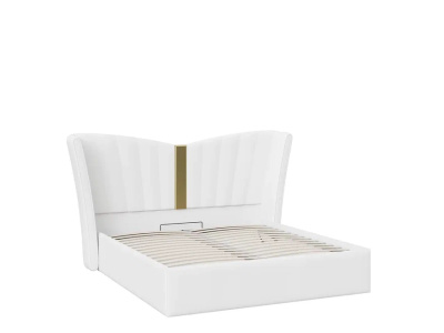 Рише кровать с мягкой спинкой с ПМ (1600)