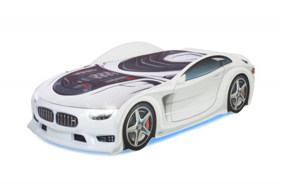 &quot;БМВ-М&quot;, Обивка &quot;Спорт-алькантара&quot;, Подсветка фар, Подсветка дна, Без спойлера