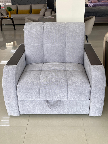 Токио-6 кресло кровать с накладками МДФ венге (сп.место 780мм)