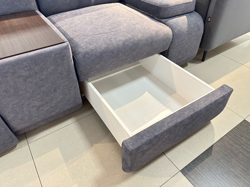 Арт-18, диван модульный (лок.+3х мест. с мех.+бар новый+ср.кр.+лок.)