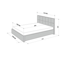 Кровать 200*160 MARTA