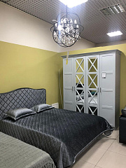 Кровать "Престиж" с под./мех.(1800)(кат.5) (194*219*122)(сп.м.180*200)