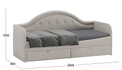 Адель Кровать с мягкой спинкой (800) тип 1