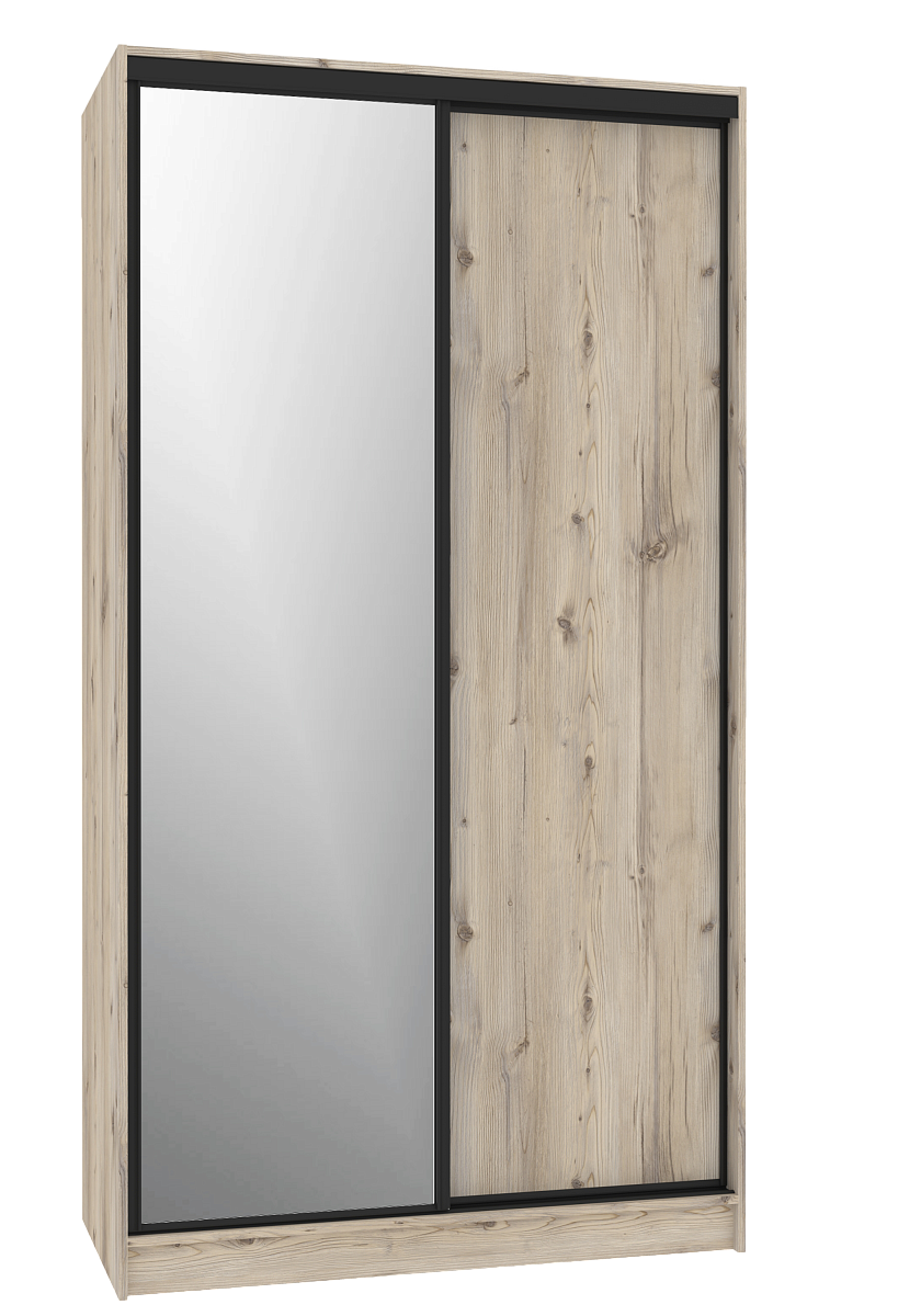 Шкаф-купе 1200 Домашний зеркало/лдсп